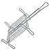 Gerimport Parrilla Doble 25X30