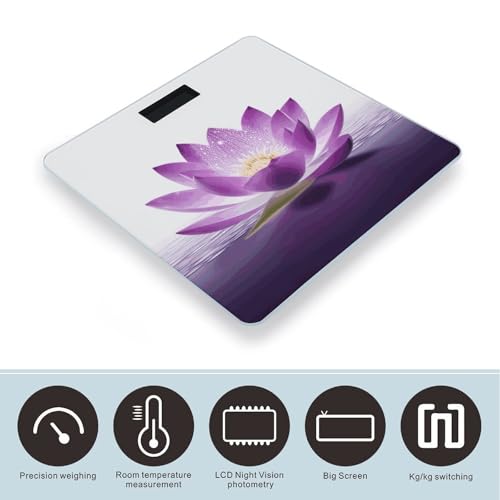 Báscula de Baño Digital FodPand con Vidrio Templado y LCD miniatura 3