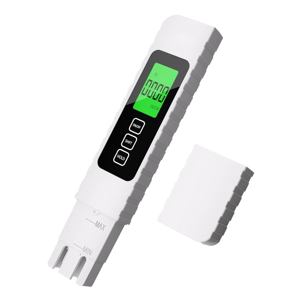 pofaa Digital Water Tester Electric Conductivity Meter for Drinking Water Various Water Sources