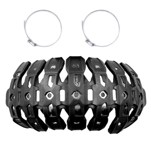 Pcingsia Protector térmico de escape de motocicleta, cubierta deflectora para tubo de escape, tubo de silicona, versátil protección contra el calor de escape de motocicleta para ATV