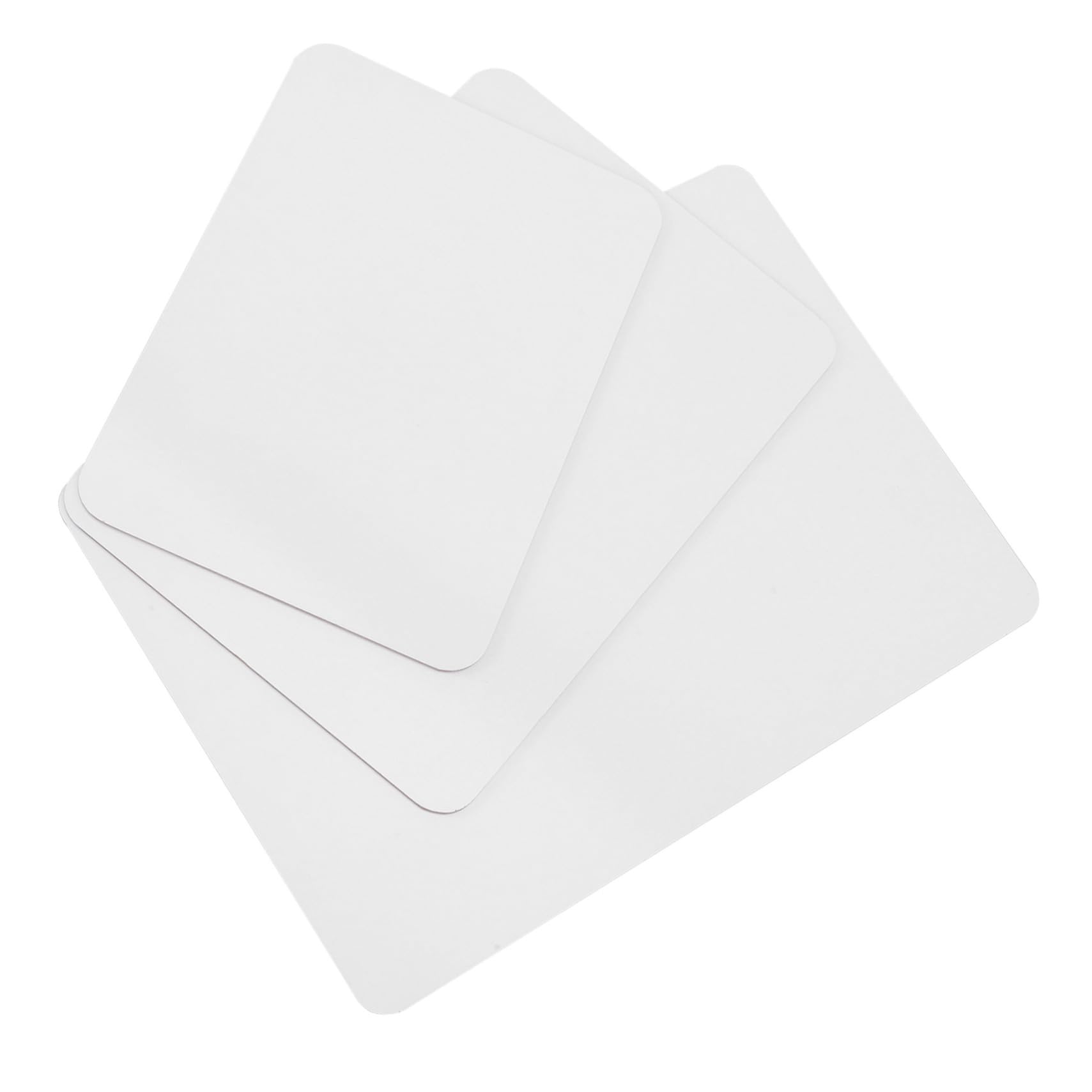 OSALADI 6 pièces Tableau Blanc Effaçable Double Face Petits Tableaux Décriture pour Étudiants Usage Intérieur et Extérieur Surface Lisse Pratique