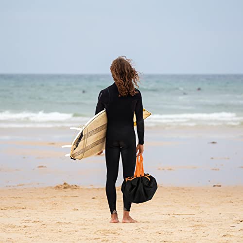 Tapete para Cambiar Traje de Neopreno, Alfombrilla Impermeable y Duradera con Bolsillo y Asas para Surfistas, Kayakistas, Rafting y Navegantes miniatura 3