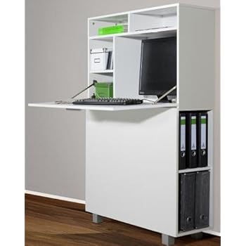 6 6 5 2392 Moderne Secretaire Bureau Cadre Blanc 90 Cm De Large Fabrique En Brd Amazon Fr Cuisine Maison