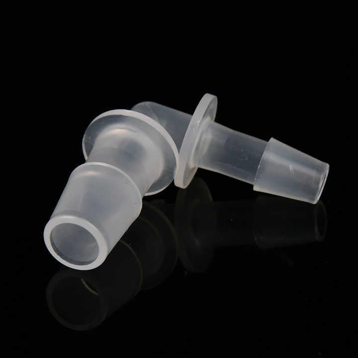 PP Material L Shaped Elbow Barbed Connector Joint Fitting 1/16''1/8''3/16''1/4''3/8''1/2''Widely Used in Biomedical, Environmental protection(10pcs) (LD-024 (10pcs))