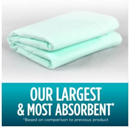 Assurance Unisex Premium Underpad, Maximum Absorbency, Extra Large 30" x 36" (120 Count)