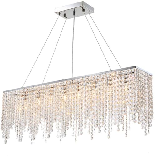 Lustre en cristal moderne pour illuminer et décorer votre grand salon