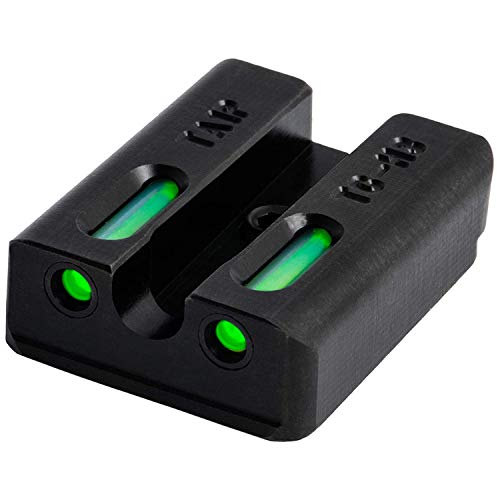 Image of TRUGLO TFX Handgun Sight | Durable Shock-Resistant Compact Brightly Glowing Tritium & Fiber-Optic Xtreme Day /Night Sight for Handguns