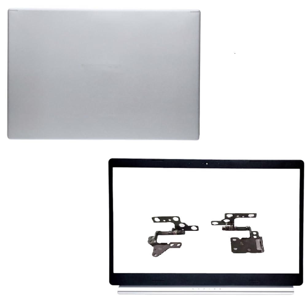 LCD Back Cover Bezel Hinges for Acer A515-54 45 53 55G S50-51 Silver