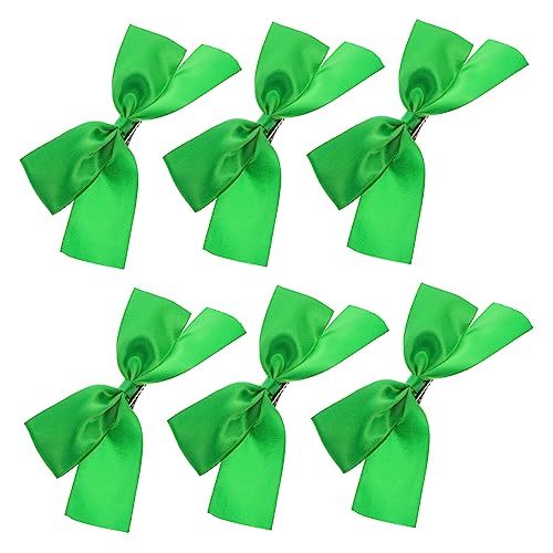 TOGEVAL 6�� �A�C�������h�̓��w�A�s�� �w�A�o���b�^ ���̎q�̔��̂��߂̃o���b�^ �΂̑��� ���� hair clip ���p�g���b�N�̓��̓����� �Ղ�̃w�A ���{�� Green