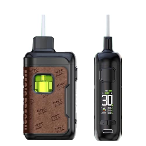 Cigarette Electronique Kit, Vapoteuse Rechargeable 650mAh, Vape Pod avec Écran LCD, Sans E Liquide...