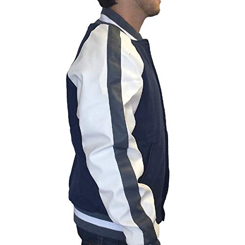 Dandy Star Logo Baseball Jacket - Everyday Wear & Cosplay Costume - Anime TV Show Gift - Blue Letterman D Coat2
