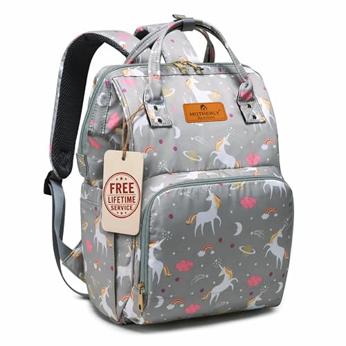 Motherly Elegant Diaper Bag for Travel & Maternity, Multipocket Water-Resistant Hospital Organizer...