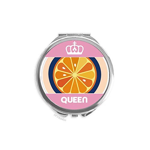 Espejo de maquillaje de bolsillo con diseño de frutas ideal para tus viajes y retoques diarios 2
