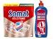 Produktbild SOMAT Tabs 82 AW Gold, Geschirrspül Tabs für strahlend sauberes Geschirr auch bei niedrigen Temperaturen, Extra-Kraft gegen Eingetrocknetes + Somat Duo Power Experten Klarspüler 750ml