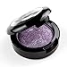 Mallofusa Single Color Baked Eye Shadow Powder Palette in Shimmer 15 Metallic Colors Optional (Rose Purple)
