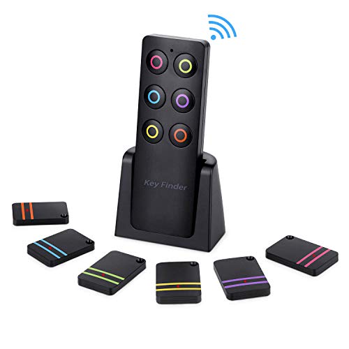 Key Finder, Beaucares Remote Item Tracker Locator with 1 RF Transmitter and 6