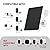 Solar Panels Charger Compatible with Arlo Pro 4/Pro 3/Go 2/Pro 3/Pro 5S/Ultra/Ultra 2 Camera, 5W Solar Panels Charging with 9.8ft Charging Cable, IP66 Weatherproof Solar Panel with 360°Wall Mount