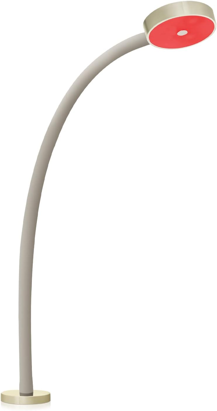 THALASSA Dual-Mode Gooseneck Lamp Red Night Light - Dimmable White Light for Reading - Perfect for Boats, RVs, Camper Vans, Trailers, Caravans