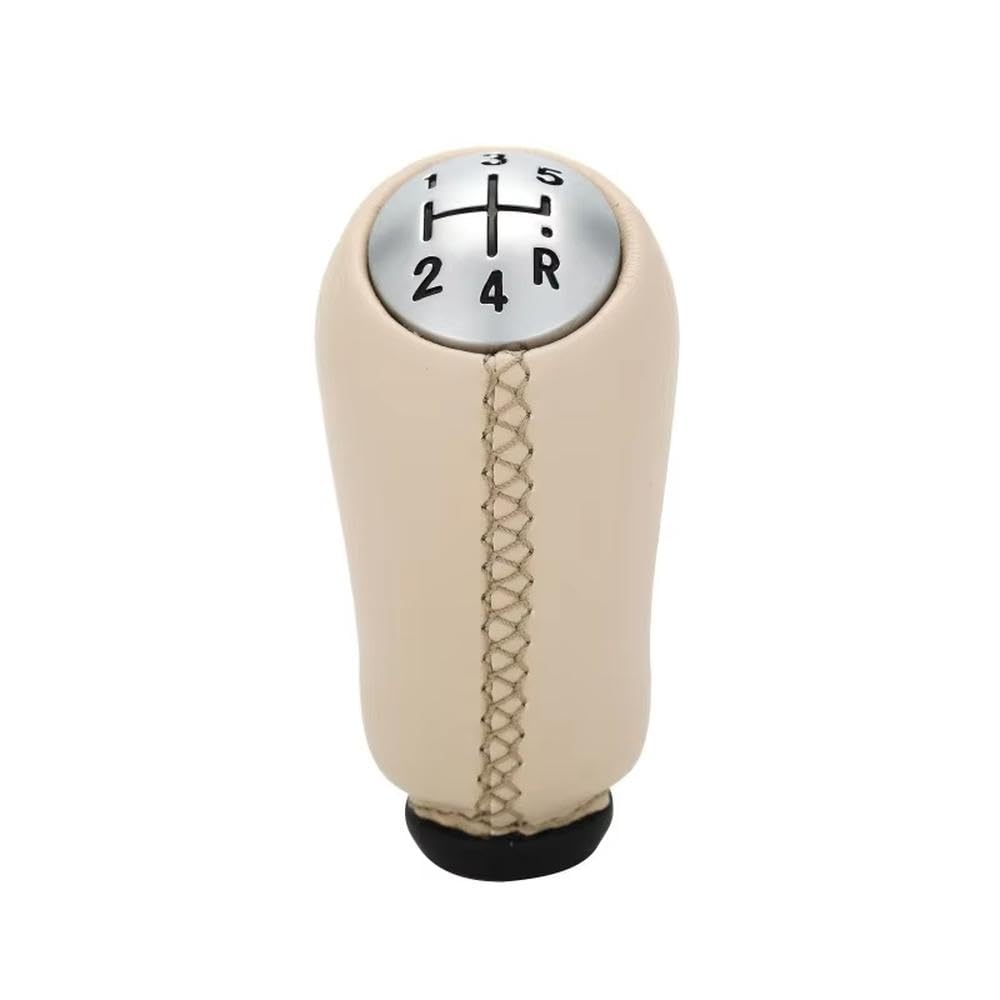 POANBCGY Auto Parts for Renault for Clio Car Shift Handball Modified Beige Matte Gear Head Manual Gear Head Accessories
