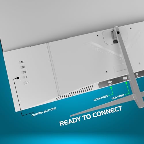 Image of Zebion 24 Inch (60.45cm), FHD Curved Led Monitor Crista Series, IPS Panel, 1920x1080 Pixel with Max Resolution, 75Hz,HDMI, VGA, Wall Mountable, Fast Response Time, 3 Year Warranty