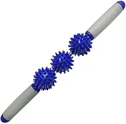 BASTÃO DE MASSAGEM TRIPLO RELAXANTE LIBERAÇÃO MIOFASCIAL SUPERMEDY