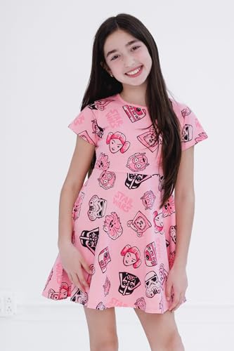 STAR WARS Girls French Terry Skater Dress Toddler to Big Kid Sizes (2T - 14-16)4