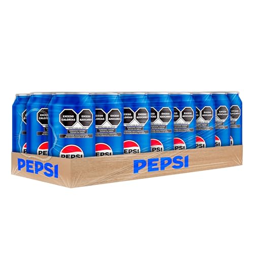 Pepsi Cola Refresco de Lata de 355 mililitros. Paquete de 24 latas