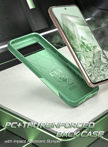 Coque Google Pixel 8 5G fine évitant les bris d'écran avec sa double couche menthe - 7