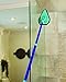 Clean Reach Deluxe Power Scrubber Bathtub Cleaner and Kitchen Brush with Metal Handle, Blue, Yellow, Green