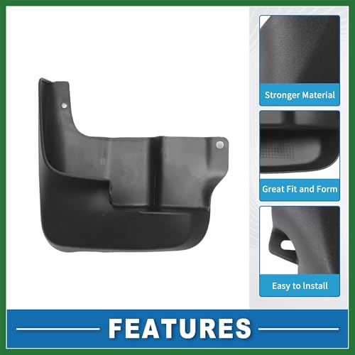 Image of Motoforti Mud Flap Splash Guard with Mount Accessories Front & Rear Side Mud Guard for Toyota Sienna 2004-2006 (Set of 4) Long-lasting