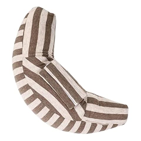 Car Seat Travel Pillow Neck Support Cushion Pad for Kids, WenMei Super Soft Headrest Shoulder Pad in Car, Universal Safety Belt Sleeping Pillow for Children Adults, Compatible with All Cars (Brown) Cover