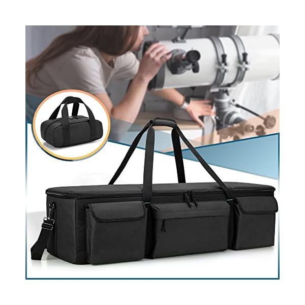 SAMDEW Große Teleskop-Reisetasche, 103.6 cm (40 Zoll), Astronomisches Teleskop-Tragetasche mit optischem Rohr und… – Bild 8