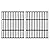 9865-54 Grill Grates Replacement Parts for Broil King Grill Parts 9453-54 signet 20 70 90 320 986974 Broil-Mate 165154 6666-64 1551-54 1651-54 Huntington 6962-64C Cast Iron Cooking Grids 2 Pieces