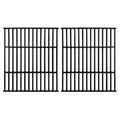 9865-54 Grill Grates Replacement Parts for Broil King Grill Parts 9453-54 signet 20 70 90 320 986974 Broil-Mate 165154 6666-64 1551-54 1651-54 Huntington 6962-64C Cast Iron Cooking Grids 2 Pieces