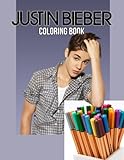  Jústin Biebèr Coloring Book: Interesting coloring book suitable for all ages, helping to reduce stress after studying, working tiring.