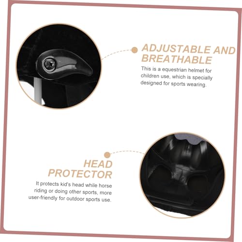 Casco de equitación para niños ajustable iplusmile infantil con ventilación 3
