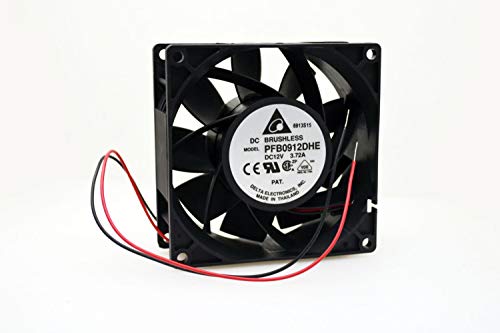 Knight Electronics Orion Fans OD1232-12HB OD1232 Series 3750 RPM 120 x 120 x 32 mm 120 CFM 12 V Dual Ball Bearing DC Fan - 1 Item(s)