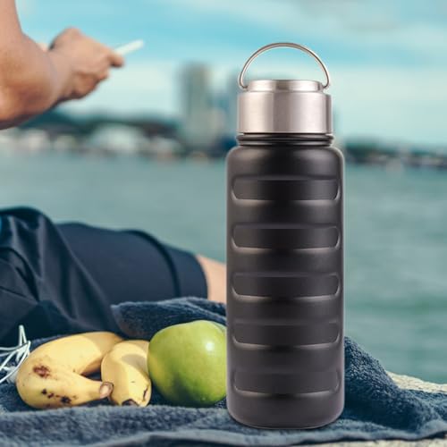 Botella de agua aislada de acero inoxidable de 34 oz para actividades al aire libre 8