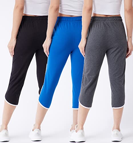 Image of Modeve Women Cotton Blend Pack of 3 Track Pant