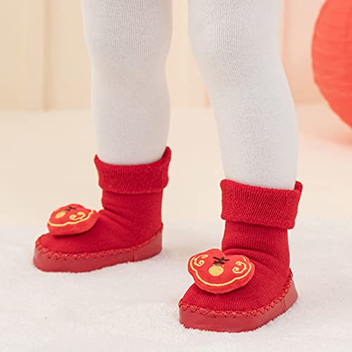 Toddler 2024 Socks Children Toddler Shoes Autumn Winter Boys and Girls Floor Socks Shoes Warm Soft Sole Slippers4