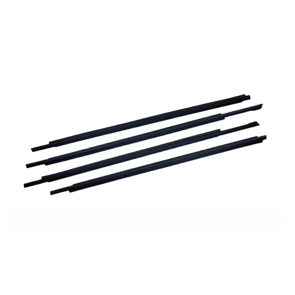 Sealing Strip 4PCS Black Car Rubber Weatherstrip Glass Window Molding Trim Seal Belt for Toyota for Prius 2003-2009 OEM 75710-47010