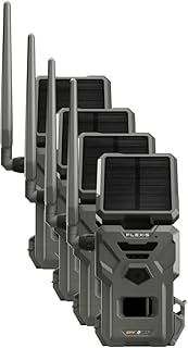 SPYPOINT Flex-S Solar Panel GPS 4G LTE 1080P HD Video 36MP Photo Infrared IR Cellular Trail Camera (4 Pack)