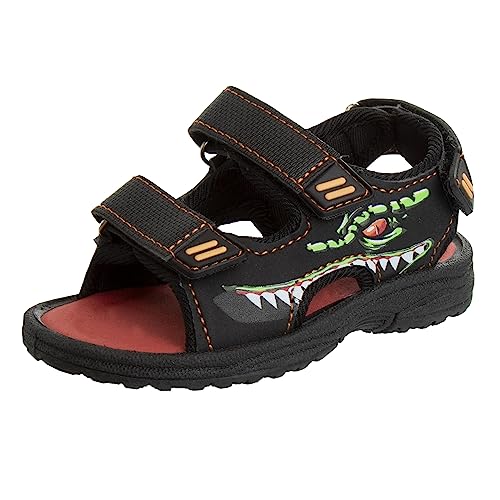 Image of Rugged Bear Kids Boys Girls Open-Toe Outdoor Sport Water Sandals - beach pool slide adjustable strap shoes athletic summer (Toddler /Little Kid /Big Kid)