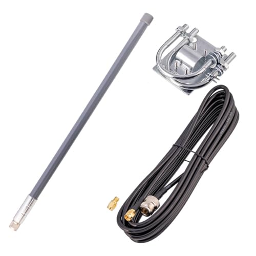 Antena Helio Evita Pérdida de Señal con Fibra Óptica Coaxial 12 dBi Omnidireccional 868 MHz