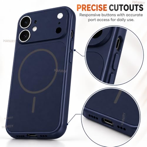 HANIRY iPhone 11 Luxury Glass Matte Case Blue - Image 8