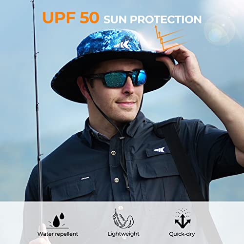 Image of KastKing Sol Armis UPF 50 Boonie Hat - Sun Protection Hat, Fishing Hat, Beach & Hiking Hat, Paddling