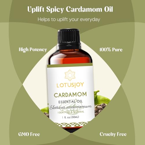 Aceite esencial de cardamomo - 1 Oz - puro natural para difusor miniatura 4