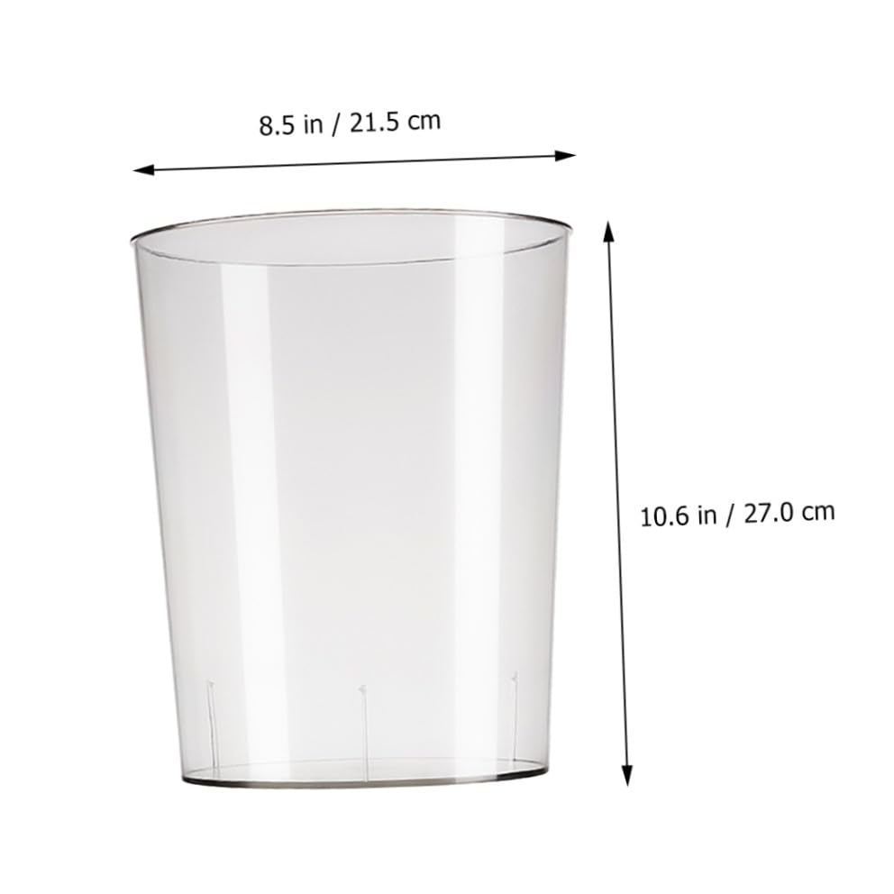 Seau à fleurs rangement transparent acrylique grosse capacité pour bac à fleurs intérieur