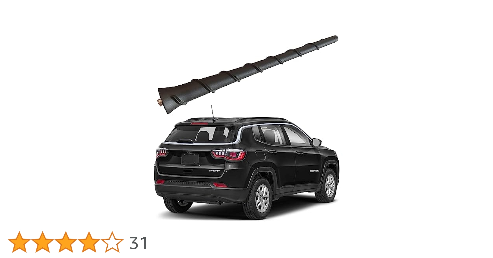 JeepコンパスM624純正アンテナ Amazon.co.jp: ジープコンパス(2017-2022)用ゴム製アンテナ