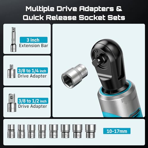 Seesii 21V 60 Ft-lbs Ratchet Set